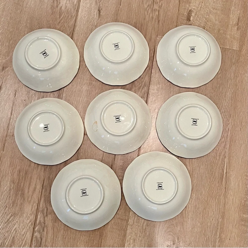 8 PCs Longchamp France Brittany Vegetable‎ Bowl 6” - Lovers Vintage Retired Rare